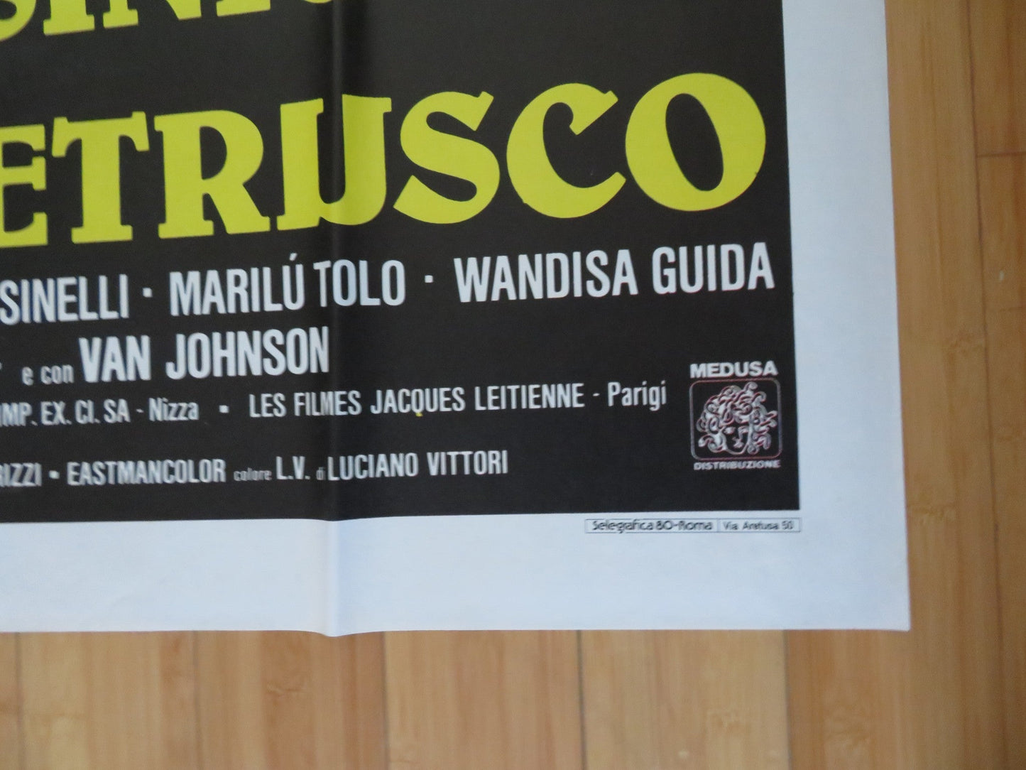 THE SCORPION WITH TWO TAILS ITALIAN 2 FOGLIO POSTER ELVIRE AUDRAY P. MALCO 1982 Rendezvous Cinema Movie posters