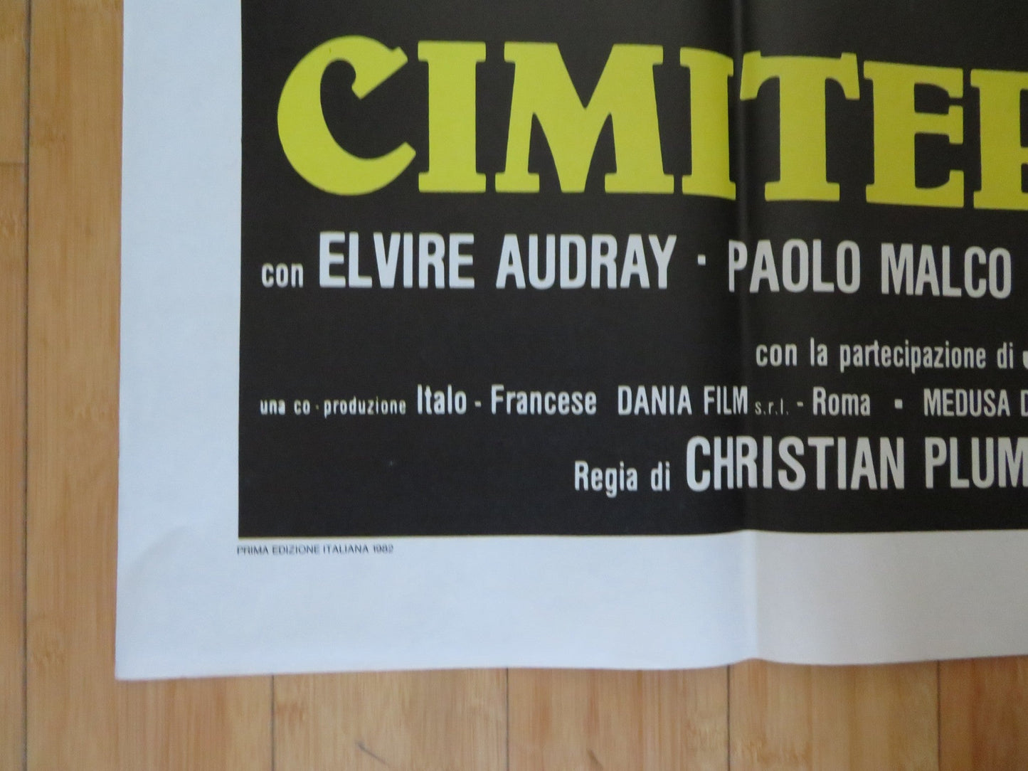 THE SCORPION WITH TWO TAILS ITALIAN 2 FOGLIO POSTER ELVIRE AUDRAY P. MALCO 1982 Rendezvous Cinema Movie posters