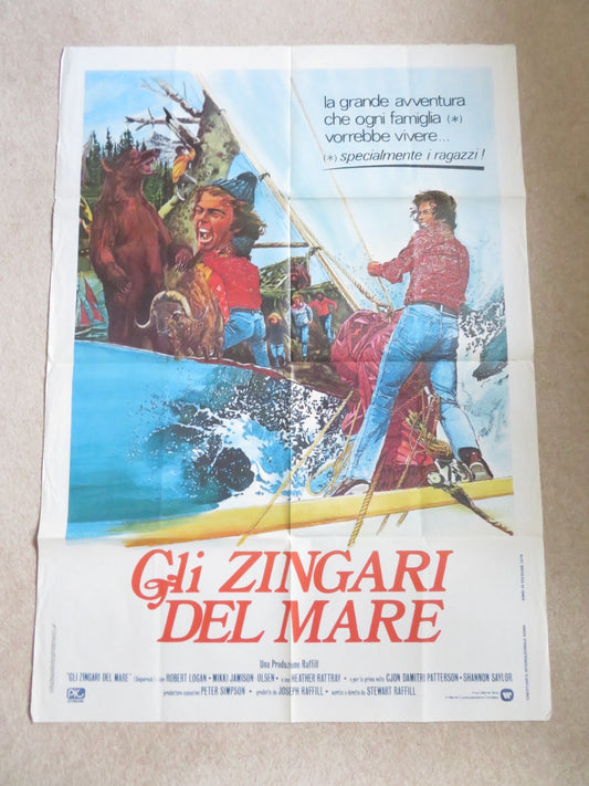 THE SEA GYPSIES ITALIAN 2 FOGLIO POSTER ROBERT LOGAN MIKKI JAMISON 1978 Rendezvous Cinema Movie posters