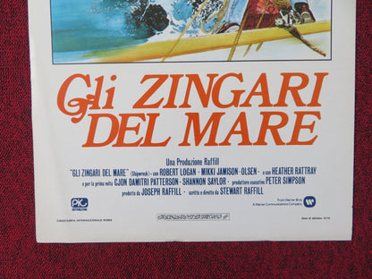 THE SEA GYPSIES ITALIAN LOCANDINA POSTER ROBERT LOGAN MIKKI JAMISON 1978 Rendezvous Cinema Movie posters
