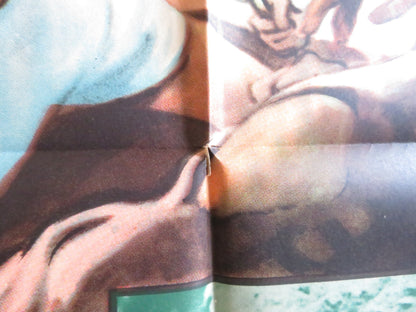 THE SEA HOUND FOLDED US ONE SHEET POSTER CHAPTER 13 BUSTER CRABBE J. LLOYD 1955 Rendezvous Cinema Movie posters