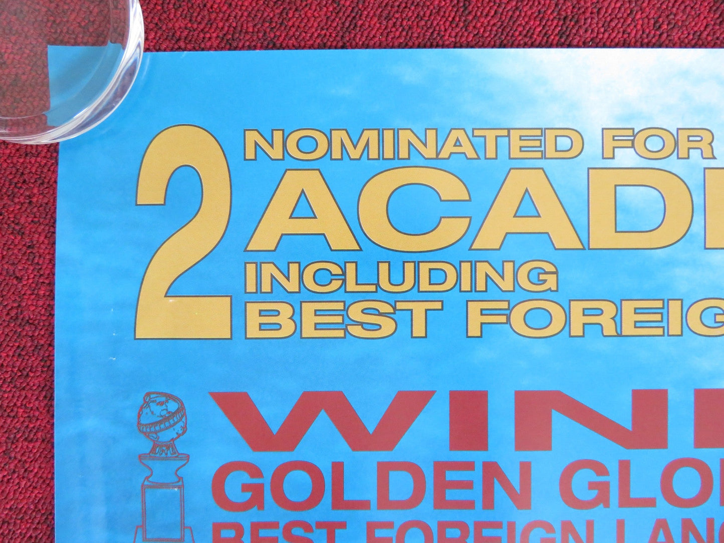 THE SEA INSIDE UK QUAD ROLLED POSTER JAVIER BARDEM BELEN RUEDA 2004 Rendezvous Cinema Movie posters