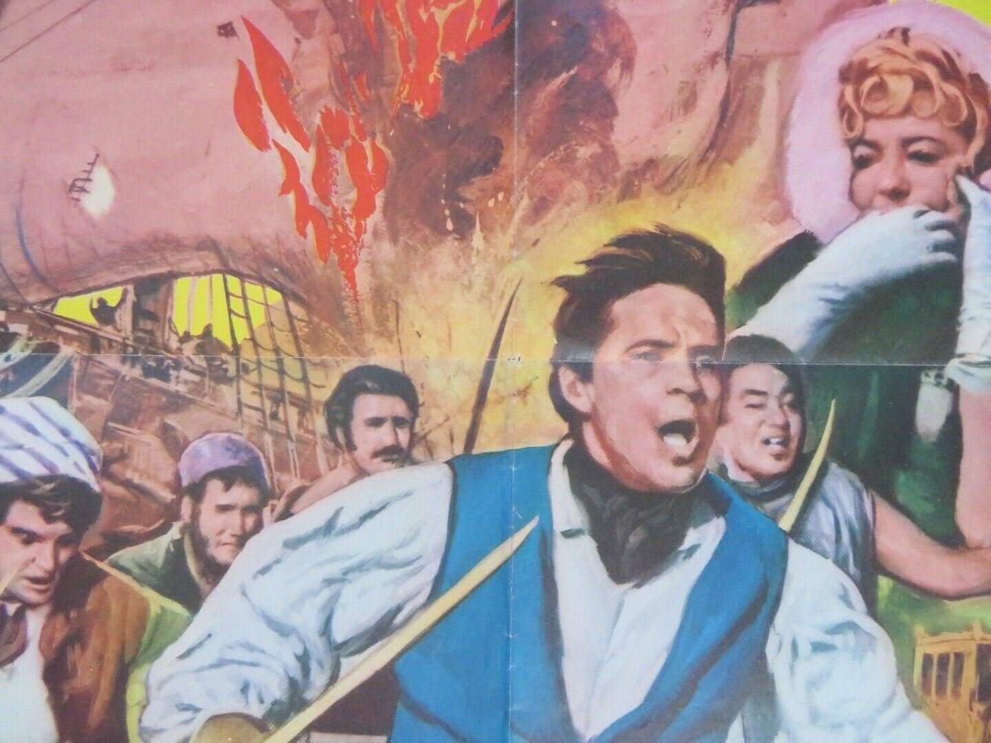 THE SEA PIRATE US ONE SHEET POSTER GERARD BARRAY 1966 Movie posters