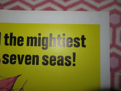 THE SEA PIRATE US ONE SHEET POSTER GERARD BARRAY 1966 Movie posters