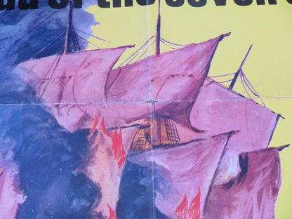 THE SEA PIRATE US ONE SHEET POSTER GERARD BARRAY 1966 Movie posters