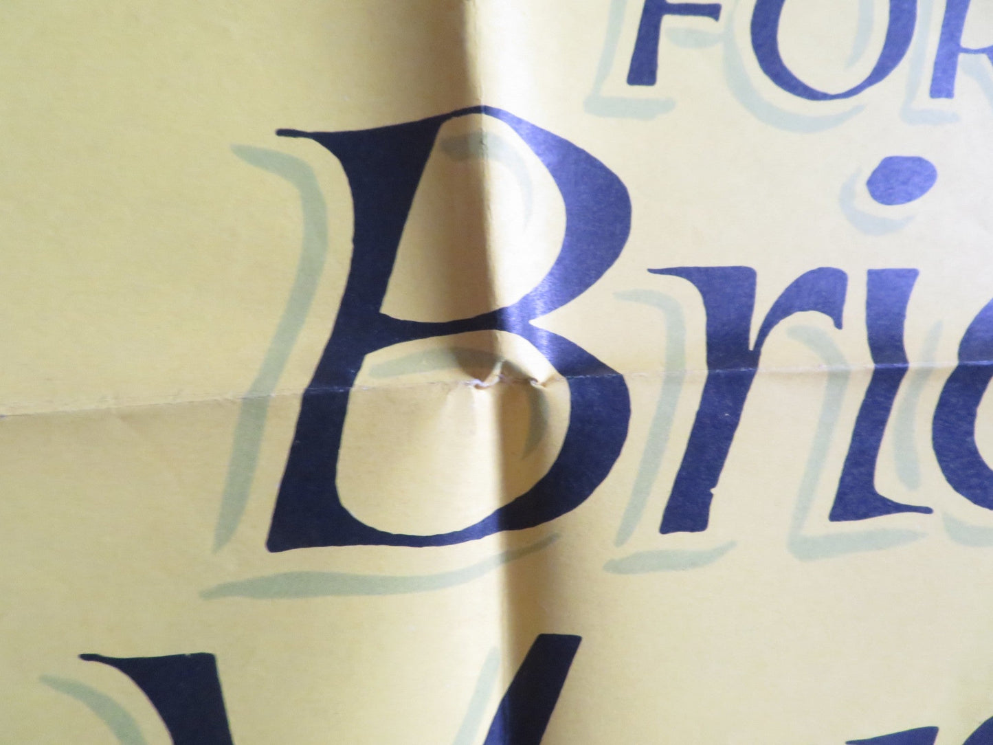 THE SEARCH FOR BRIDEY MURPHY FOLDED US ONE SHEET POSTER TERESA WRIGHT 1956 Rendezvous Cinema Movie posters