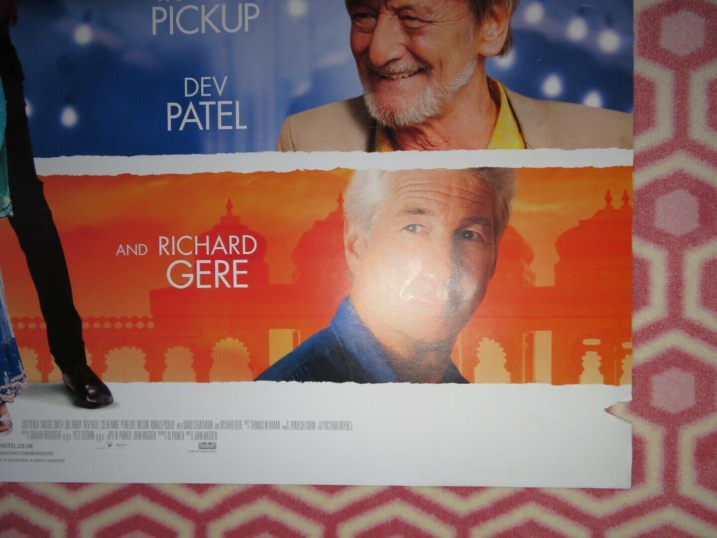 THE SECOND BEST EXOTIC MARIGOLD HOTEL QUAD (30"x 40") ROLLED POSTER JUDI DENCH Movie posters