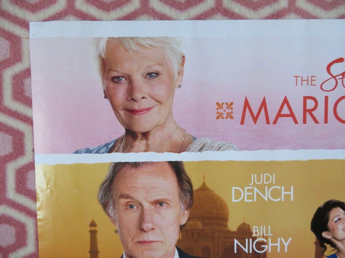 THE SECOND BEST EXOTIC MARIGOLD HOTEL QUAD (30"x 40") ROLLED POSTER JUDI DENCH Movie posters