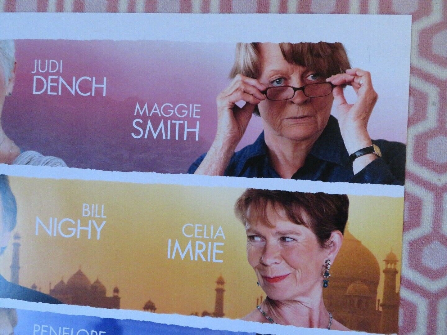 THE SECOND BEST EXOTIC MARIGOLD HOTEL UK ONE SHEET (27"x 41") ROLLED POSTER 2015 Rendezvous Cinema Movie posters