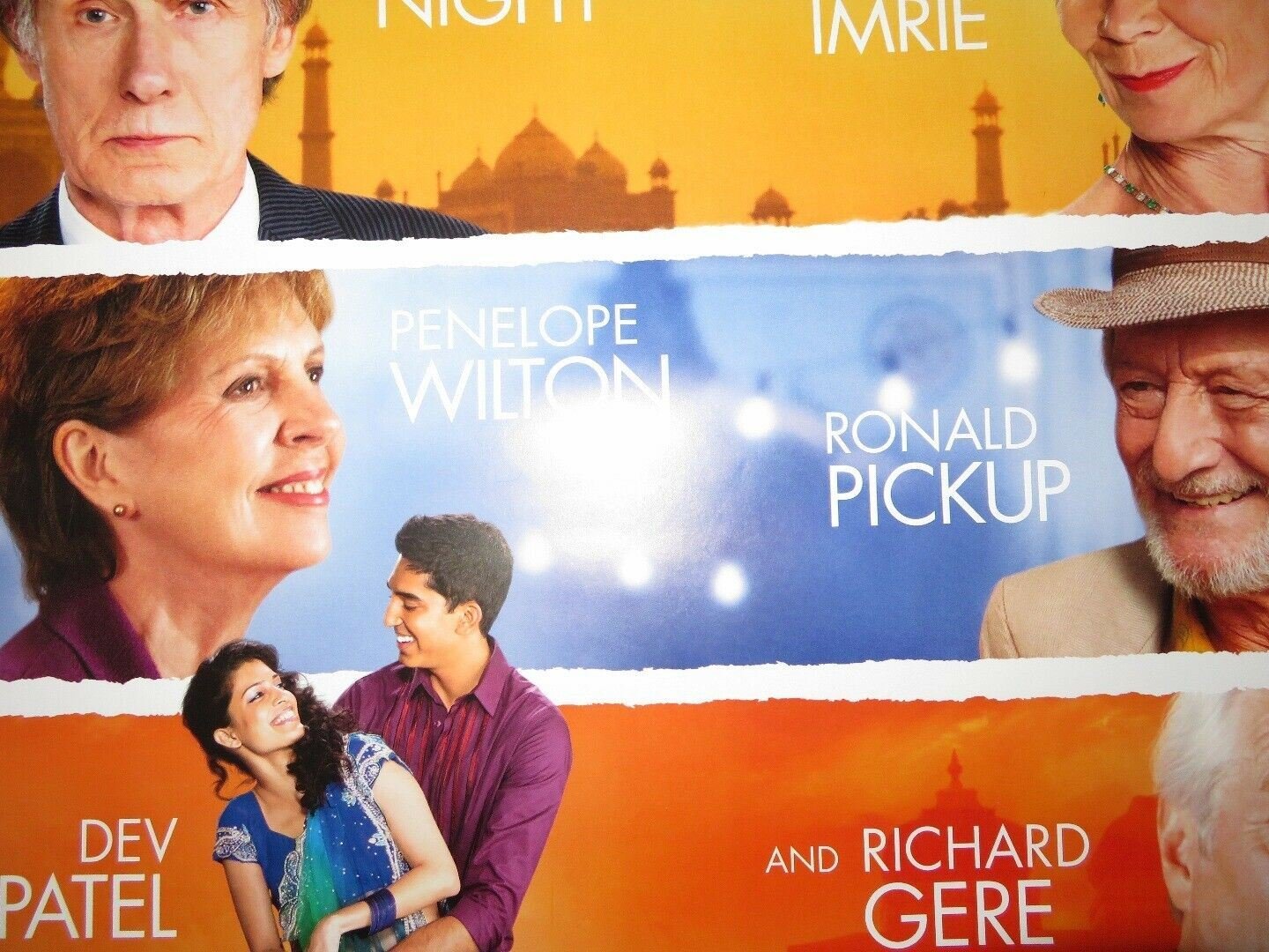THE SECOND BEST EXOTIC MARIGOLD HOTEL UK ONE SHEET (27"x 41") ROLLED POSTER 2015 Rendezvous Cinema Movie posters