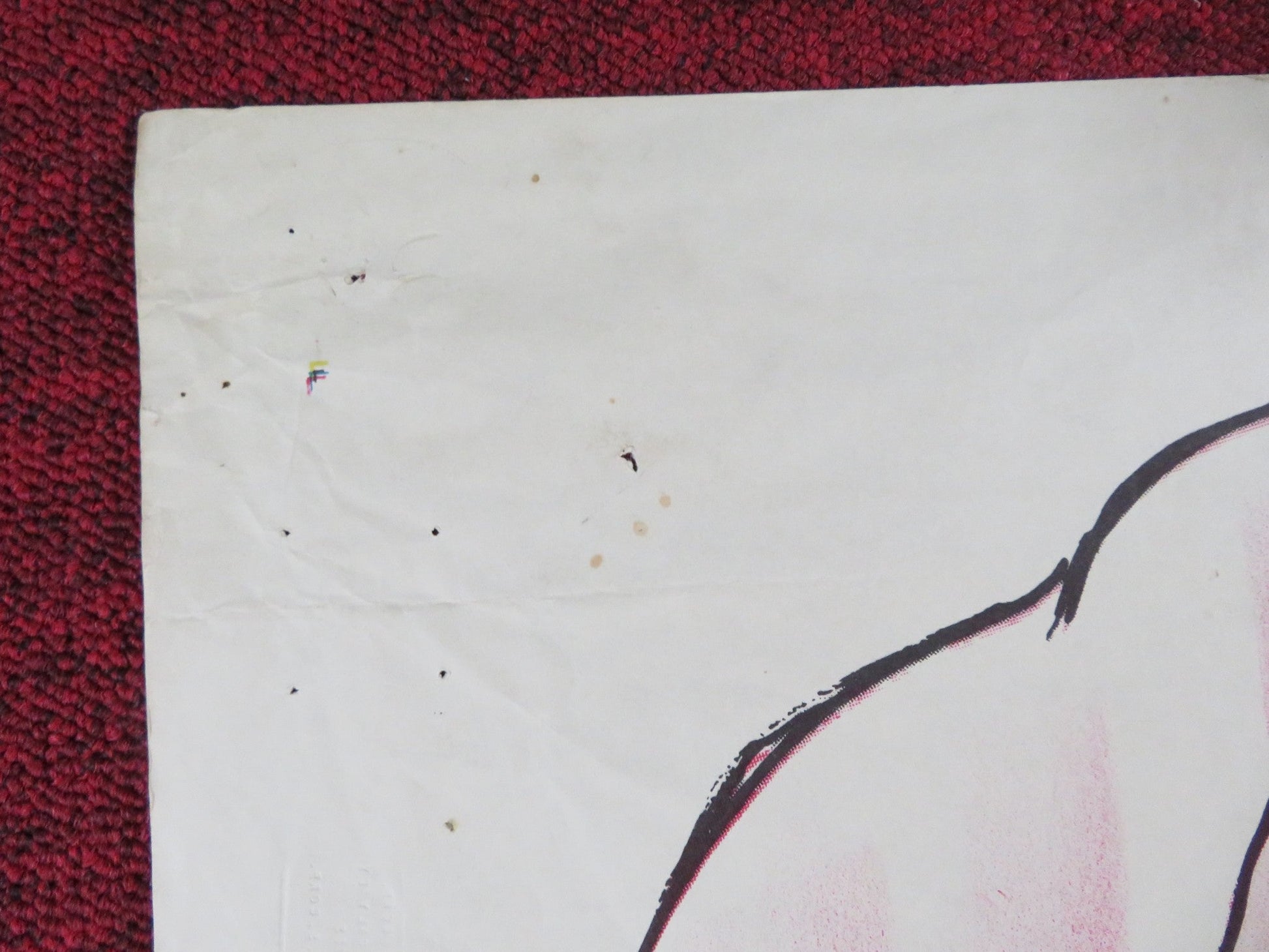 THE SECOND FACE FOLDED US ONE SHEET POSTER ELLA RAINES BRUCE BENNETT 1950 Rendezvous Cinema Movie posters