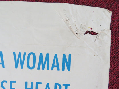 THE SECOND FACE FOLDED US ONE SHEET POSTER ELLA RAINES BRUCE BENNETT 1950 Rendezvous Cinema Movie posters