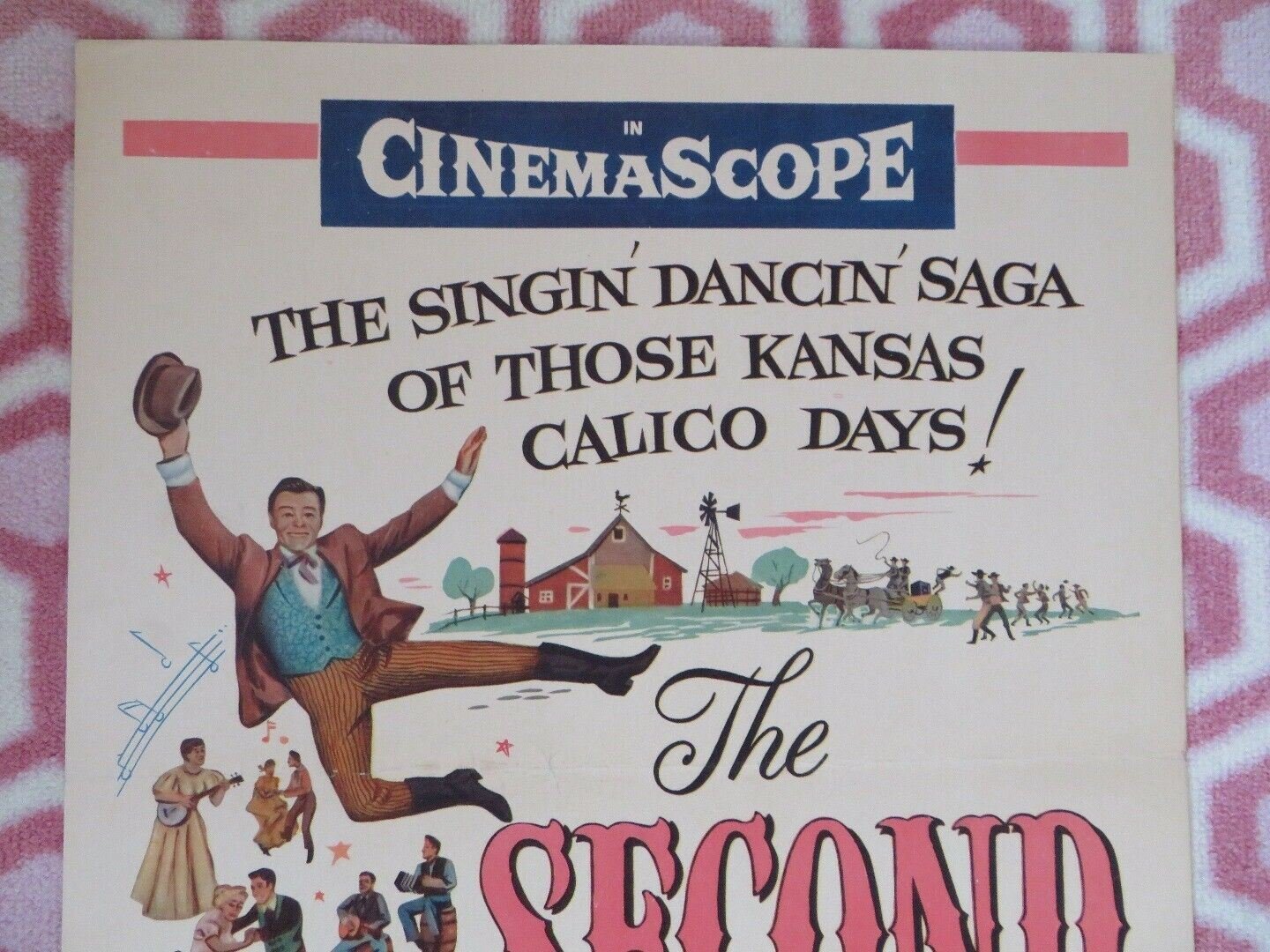 THE SECOND GREATEST SEX US INSERT (14"x 36") POSTER JEANNE CRAIN G NADER 1955 Movie posters