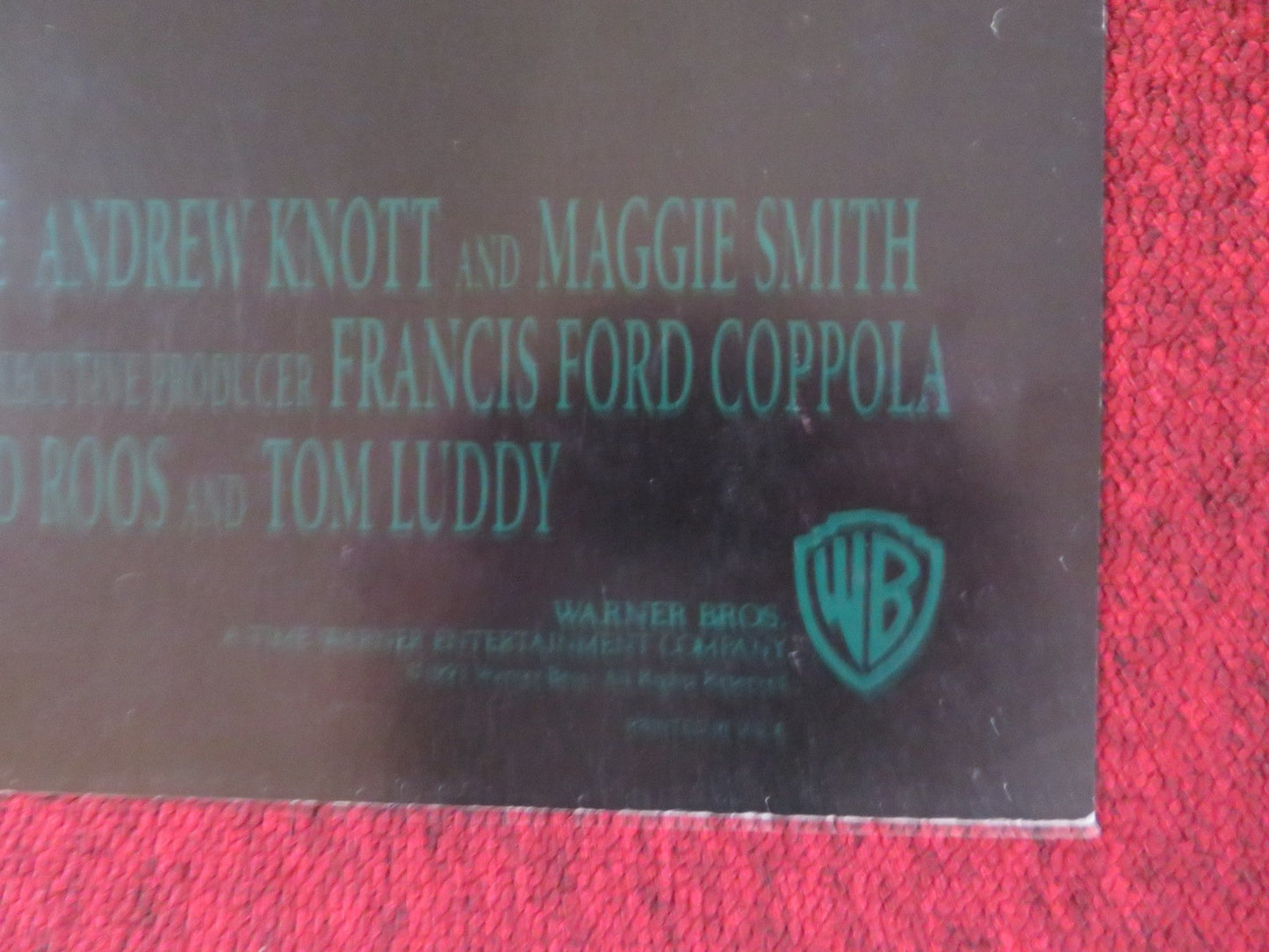 THE SECRET GARDEN FOLDED US ONE SHEET POSTER KATE MABERLY HEYDON PROWSE 1993 Rendezvous Cinema Movie posters