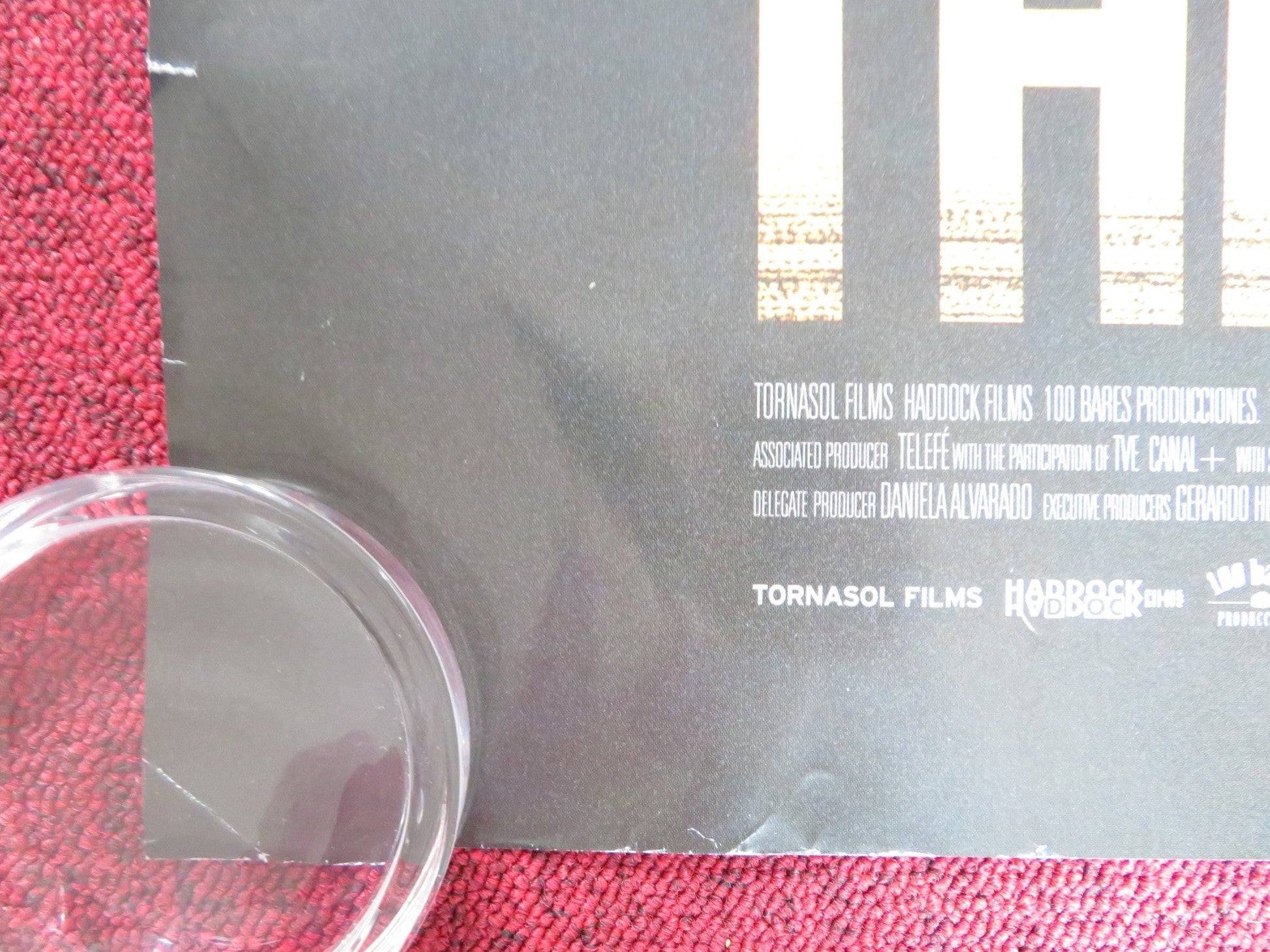 THE SECRET IN THEIR EYES UK QUAD ROLLED POSTER DARIN SOLEDAD VILLAMIL 2009 Rendezvous Cinema Movie posters