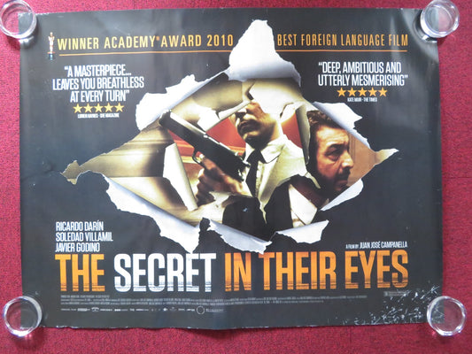 THE SECRET IN THEIR EYES UK QUAD ROLLED POSTER SOLEDAD VILLAMIL DARIN 2009 Rendezvous Cinema Movie posters