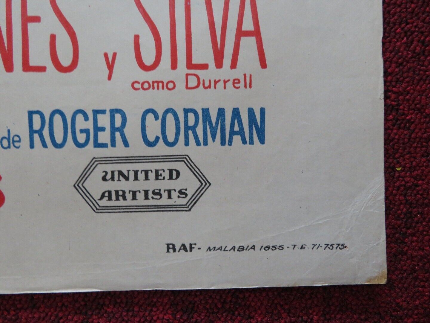 THE SECRET INVASION FOLDED ARGENTINA ONE SHEET POSTER MICKEY ROONEY 1964 Movie posters