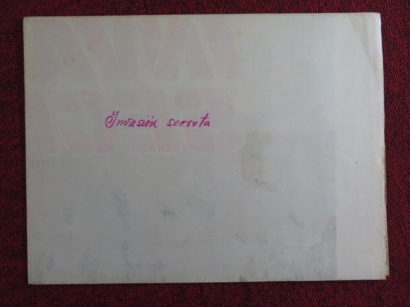 THE SECRET INVASION FOLDED ARGENTINA ONE SHEET POSTER MICKEY ROONEY 1964 Movie posters