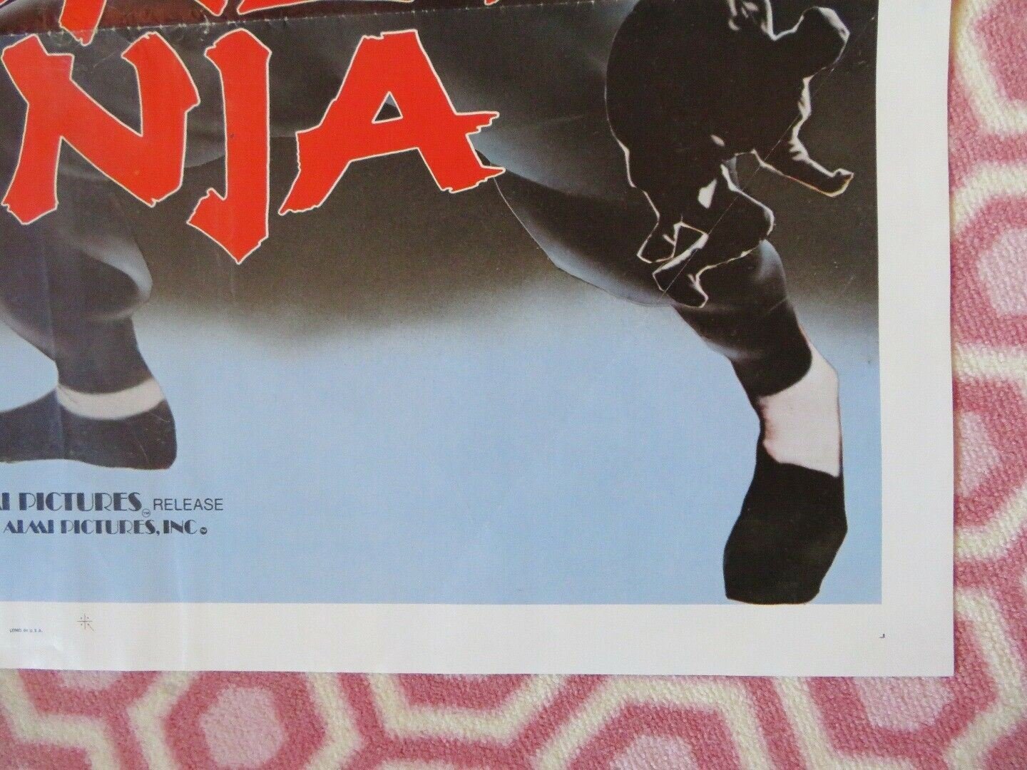 THE SECRET NINJA KUNG FU US ONE SHEET ROLLED POSTER DARGON LEE 1984 Movie posters
