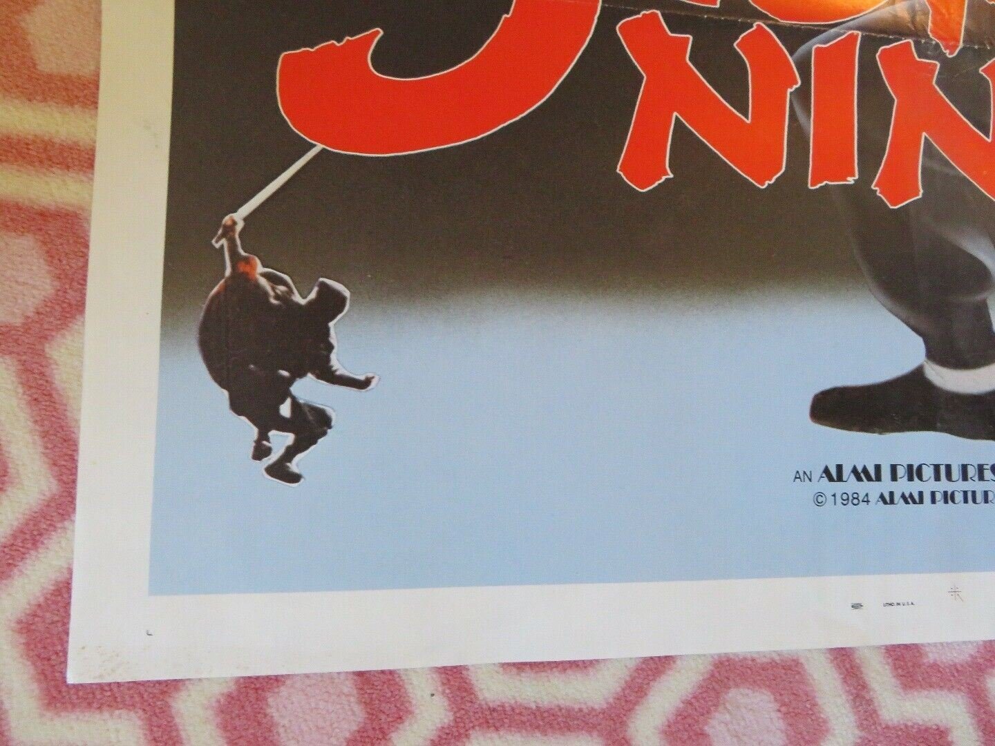 THE SECRET NINJA KUNG FU US ONE SHEET ROLLED POSTER DARGON LEE 1984 Movie posters