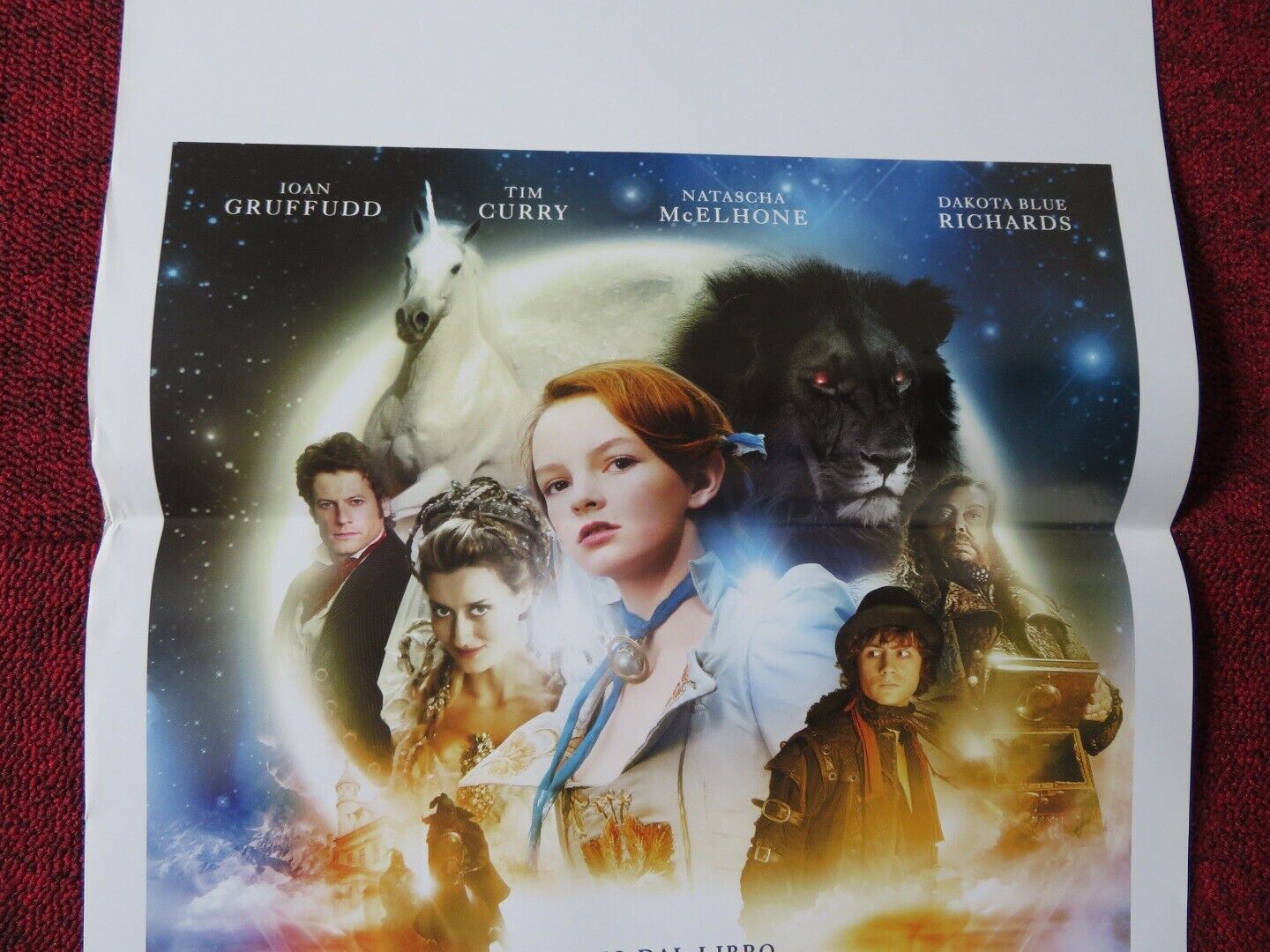 THE SECRET OF MOONACRE ITALIAN LOCANDINA (27.5"x13") POSTER TIM CURRY 2008 Movie posters