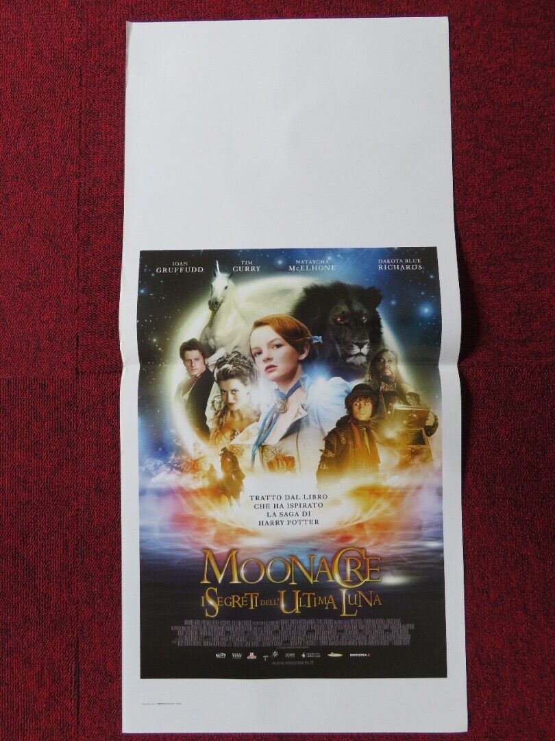 THE SECRET OF MOONACRE ITALIAN LOCANDINA (27.5"x13") POSTER TIM CURRY 2008 Movie posters