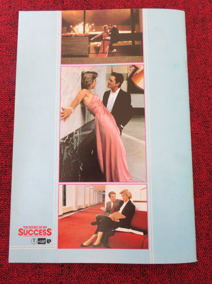 THE SECRET OF MY SUCCESS JAPANESE BROCHURE / PRESS BOOK MICHAEL J.FOX 1987 Rendezvous Cinema Movie posters
