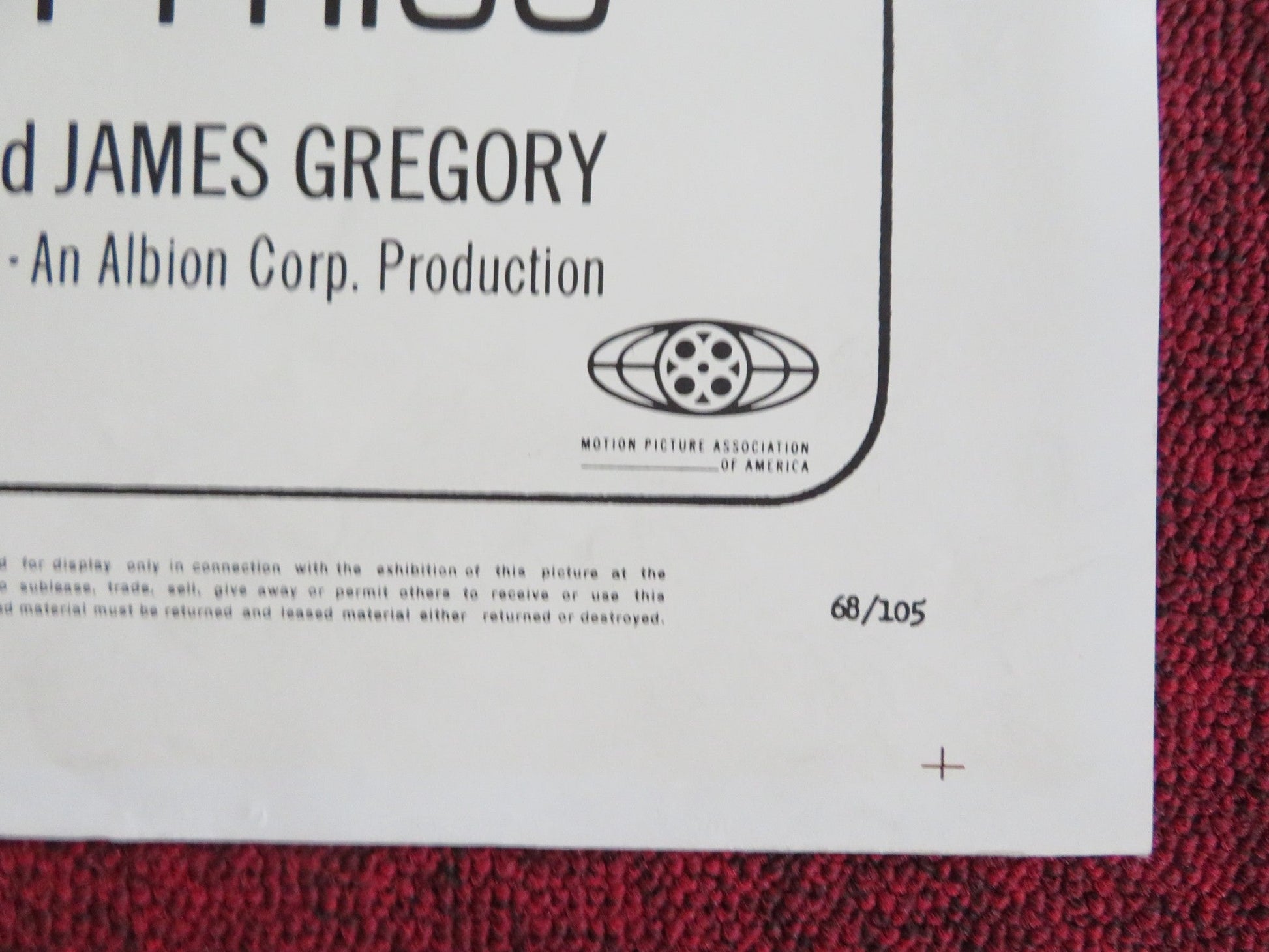 THE SECRET WAR OF HARRY FRIGG FOLDED US ONE SHEET POSTER PAUL NEWMAN 1968 Rendezvous Cinema Movie posters