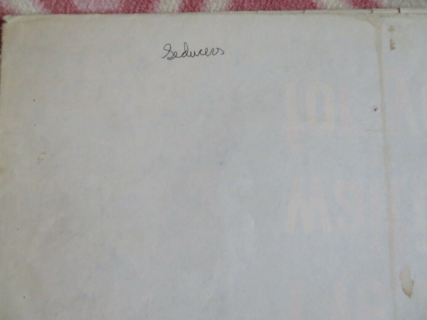 THE SEDUCERS US ONE SHEET POSTER NUELLA DIERKING MARK SAEGERS 1962 - Rendezvous Cinema