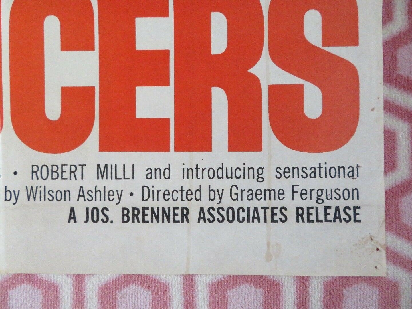 THE SEDUCERS US ONE SHEET POSTER NUELLA DIERKING MARK SAEGERS 1962 - Rendezvous Cinema