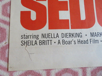 THE SEDUCERS US ONE SHEET POSTER NUELLA DIERKING MARK SAEGERS 1962 - Rendezvous Cinema