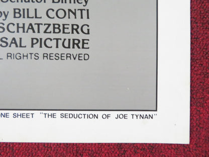 THE SEDUCTION OF JOE TYNAN FOLDED US ONE SHEET POSTER ALAN ALDA M. STREEP 1979 Rendezvous Cinema Movie posters