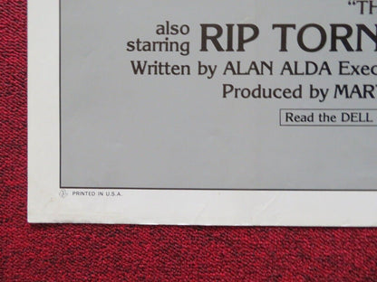 THE SEDUCTION OF JOE TYNAN FOLDED US ONE SHEET POSTER ALAN ALDA MERYL STREEP '79 Movie posters