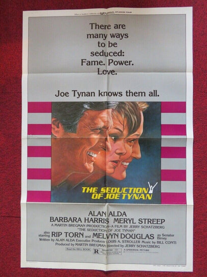THE SEDUCTION OF JOE TYNAN FOLDED US ONE SHEET POSTER ALAN ALDA MERYL STREEP '79 Movie posters