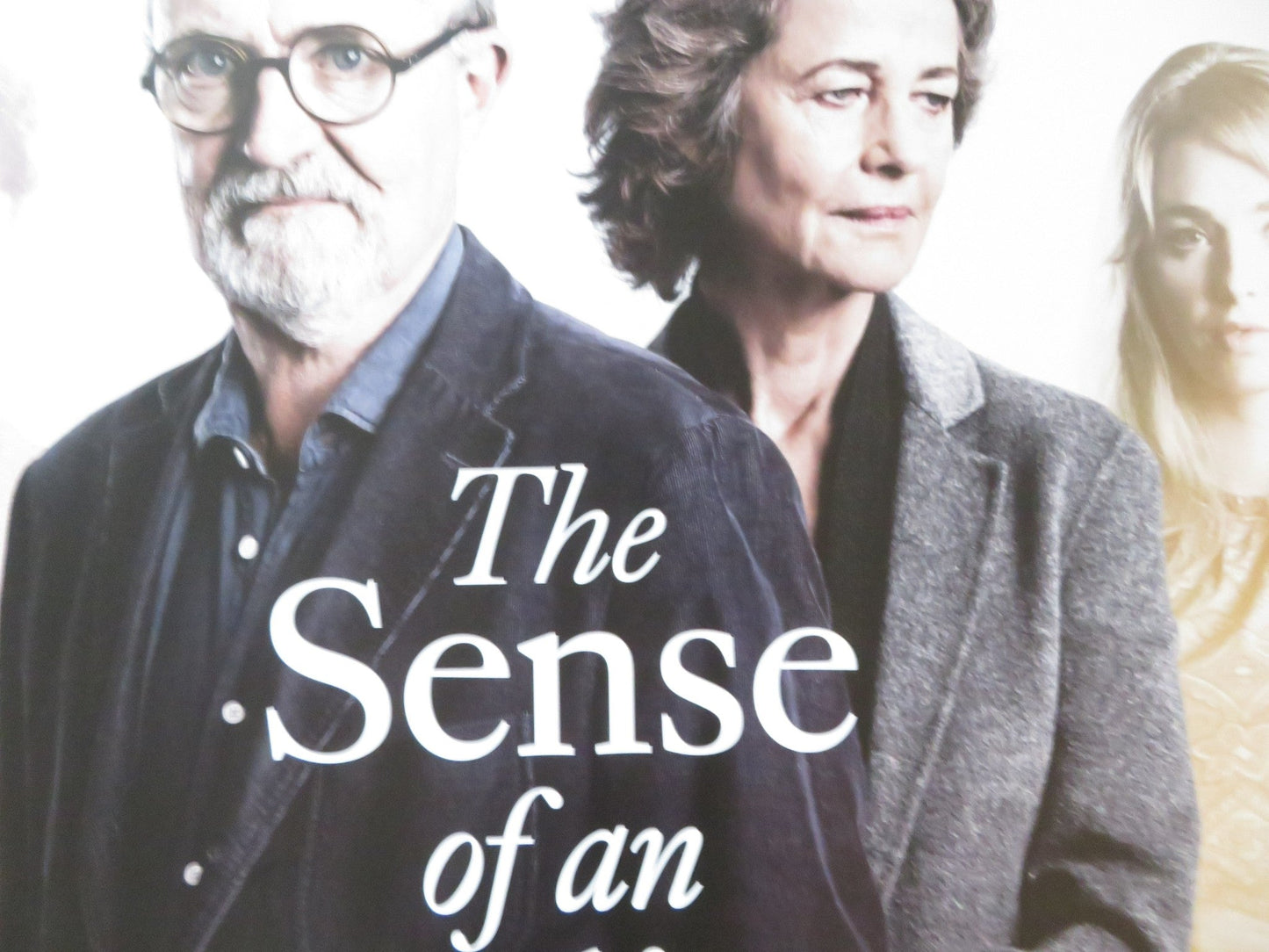 THE SENSE OF AN ENDING - B UK QUAD ROLLED POSTER JIM BROADBENT C. RAMPLING 2017 Rendezvous Cinema Movie posters