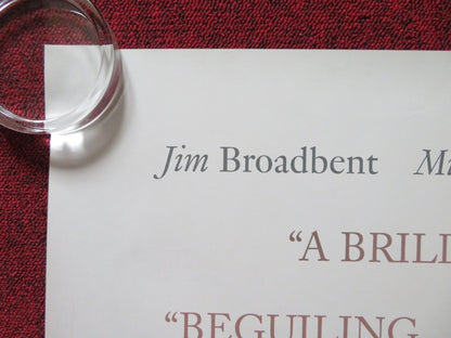 THE SENSE OF AN ENDING - B UK QUAD ROLLED POSTER JIM BROADBENT C. RAMPLING 2017 Rendezvous Cinema Movie posters