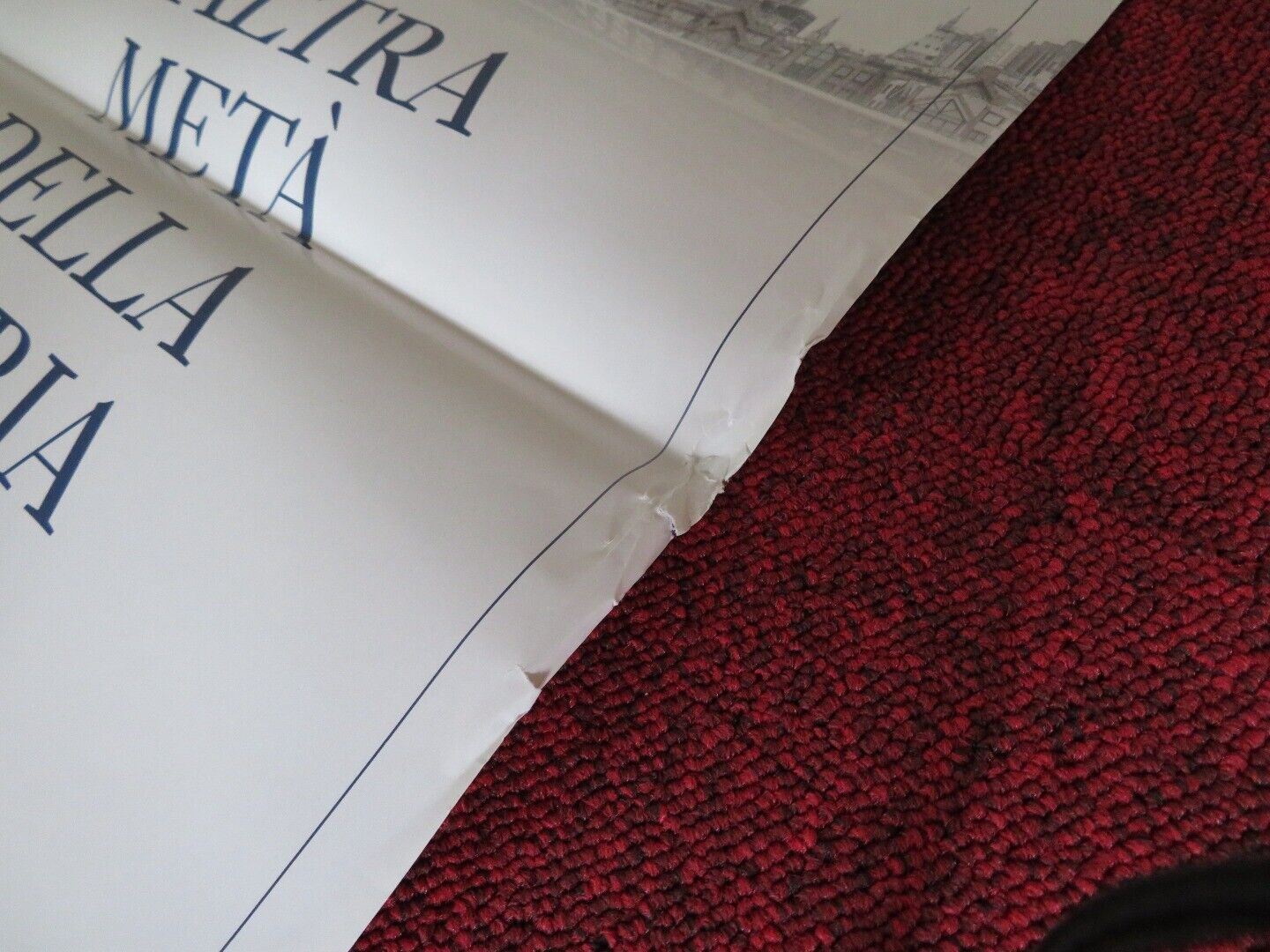 THE SENSE OF AN ENDING ITALIAN LOCANDINA (27"x13") POSTER JIM BROADBENT '17 - Rendezvous Cinema