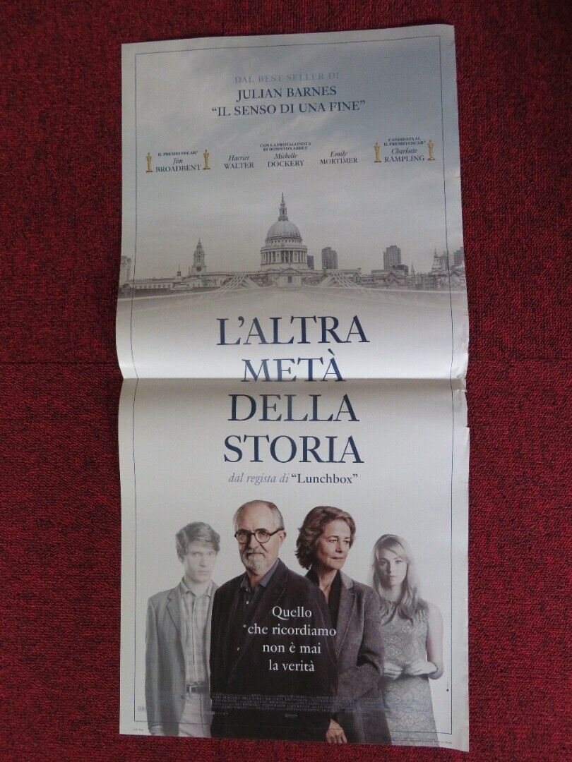 THE SENSE OF AN ENDING ITALIAN LOCANDINA (27"x13") POSTER JIM BROADBENT '17 - Rendezvous Cinema