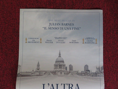 THE SENSE OF AN ENDING ITALIAN LOCANDINA (27"x13") POSTER JIM BROADBENT '17 - Rendezvous Cinema