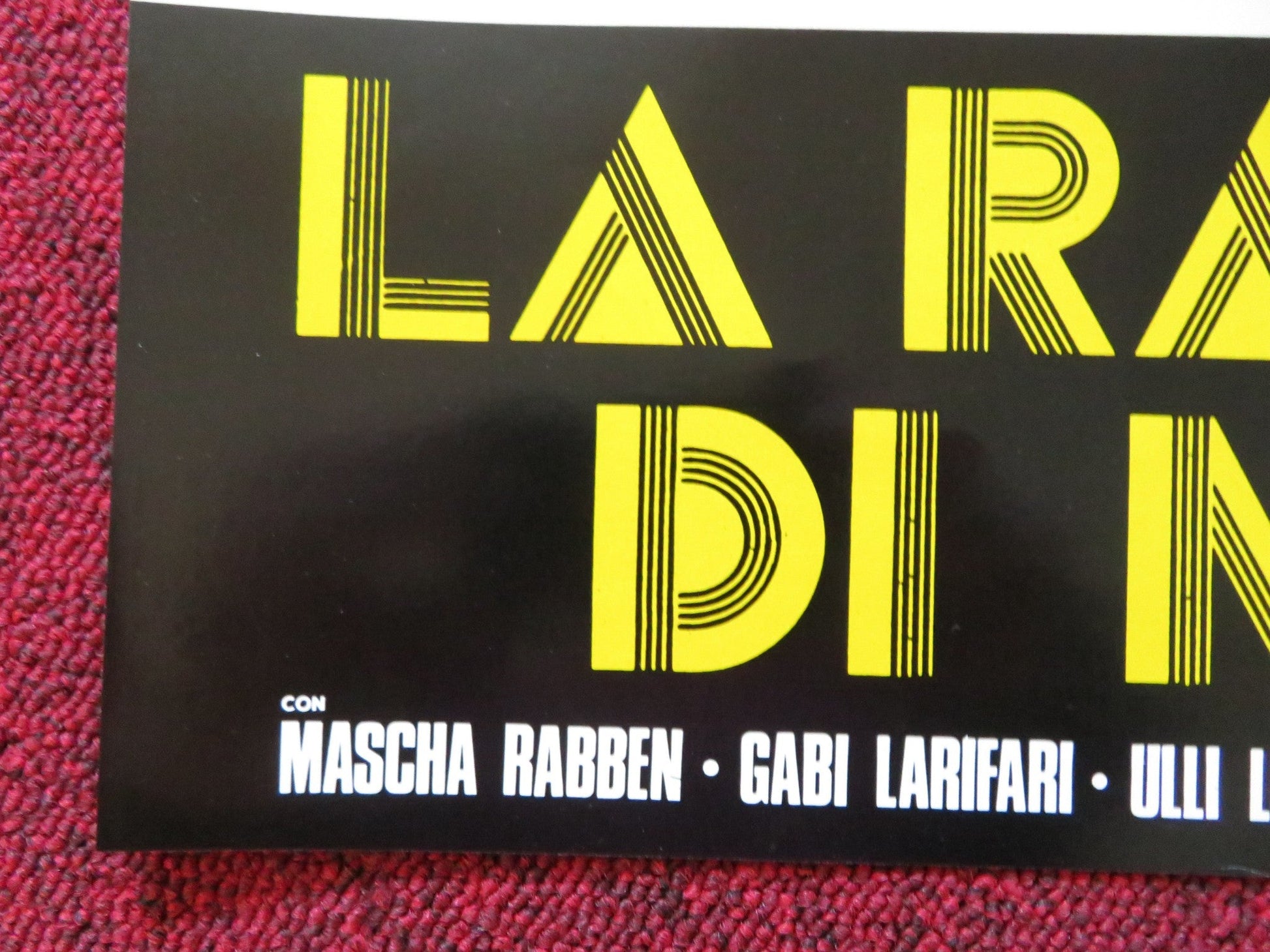 THE SENSUOUS THREE - D ITALIAN FOTOBUSTA POSTER MASCHA RABBEN GABI LARIFARI 1972 Rendezvous Cinema Movie posters