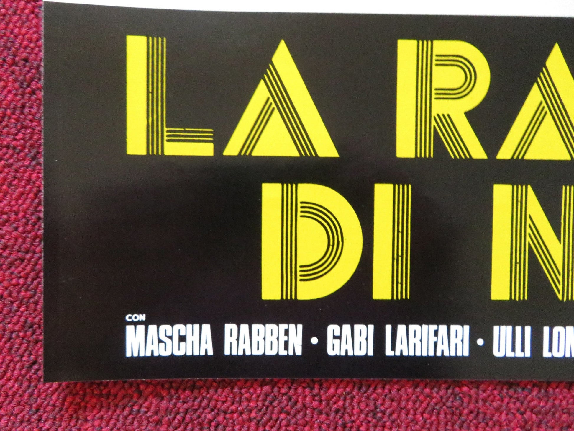 THE SENSUOUS THREE - F ITALIAN FOTOBUSTA POSTER MASCHA RABBEN GABI LARIFARI 1972 Rendezvous Cinema Movie posters