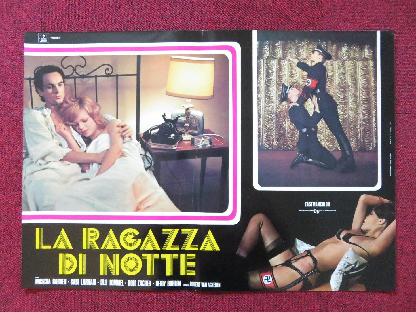 THE SENSUOUS THREE - F ITALIAN FOTOBUSTA POSTER MASCHA RABBEN GABI LARIFARI 1972 Rendezvous Cinema Movie posters
