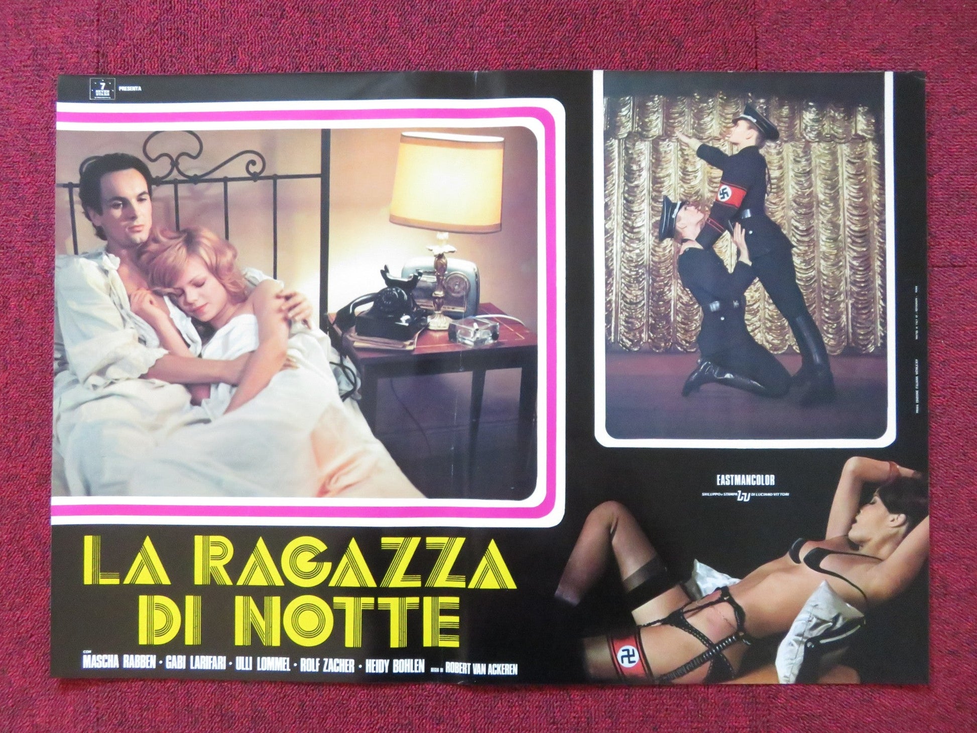 THE SENSUOUS THREE - F ITALIAN FOTOBUSTA POSTER MASCHA RABBEN GABI LARIFARI 1972 Rendezvous Cinema Movie posters