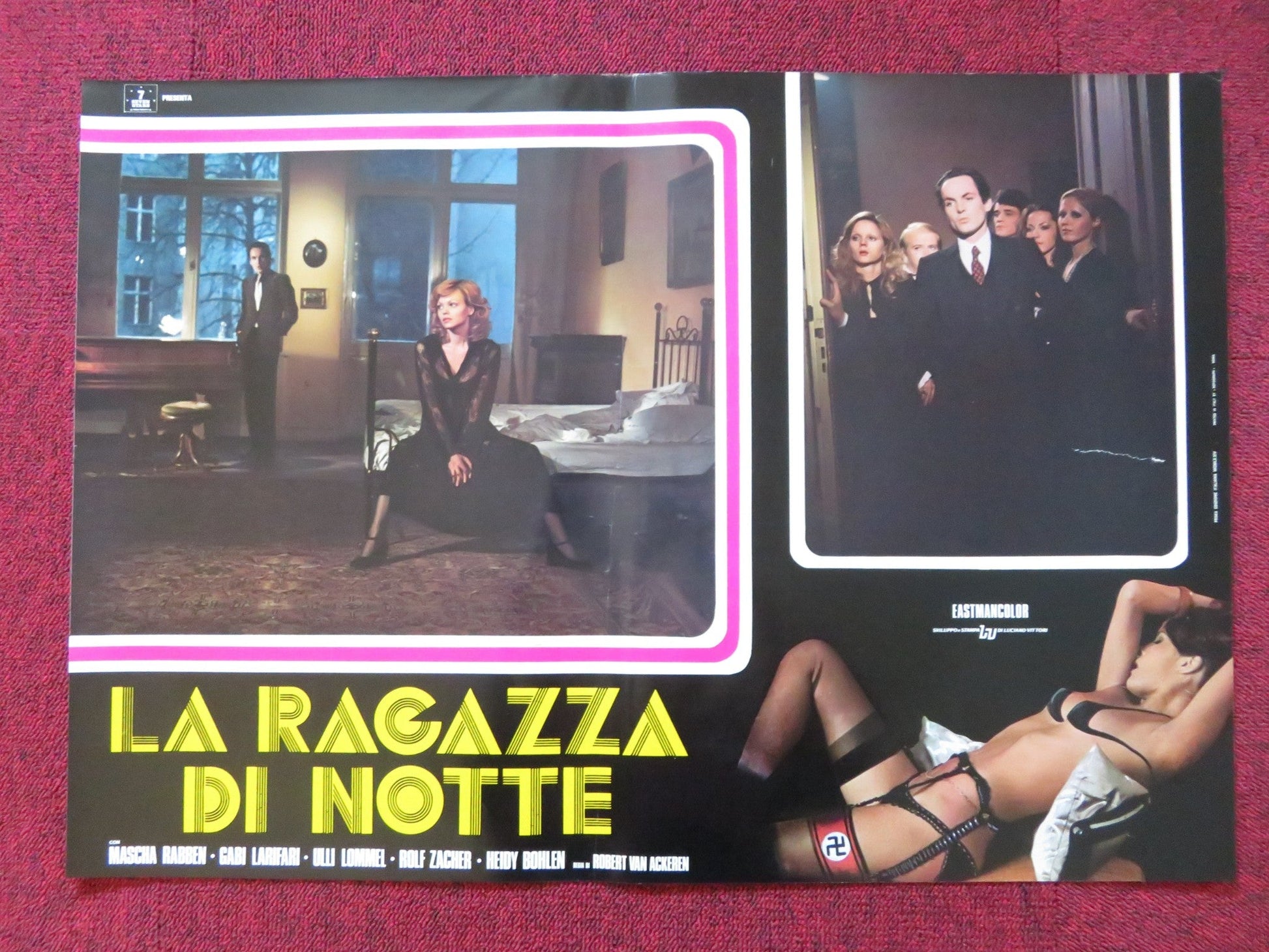 THE SENSUOUS THREE - H ITALIAN FOTOBUSTA POSTER MASCHA RABBEN GABI LARIFARI 1972 Rendezvous Cinema Movie posters
