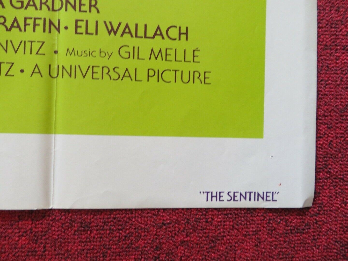 THE SENTINEL FOLDED US ONE SHEET POSTER MICHAEL WINNER CHRIS SARANDON 1977 Movie posters