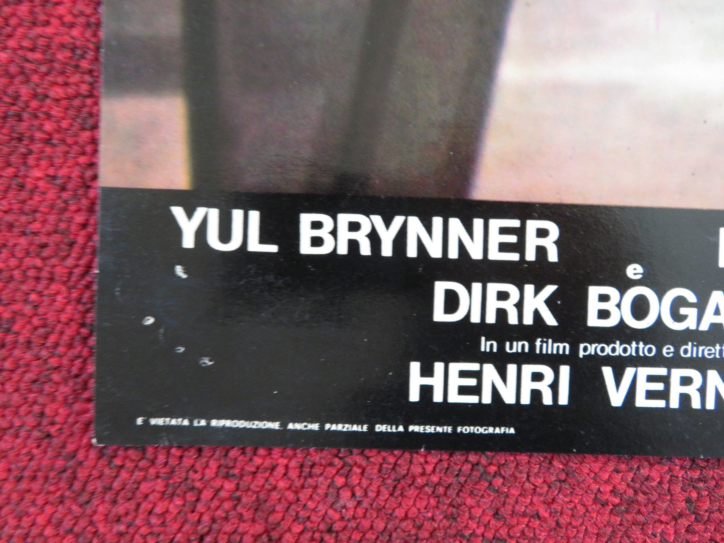 THE SERPENT - A ITALIAN FOTOBUSTA POSTER YUL BRYNNER HENRY FONDA 1973 Rendezvous Cinema Movie posters