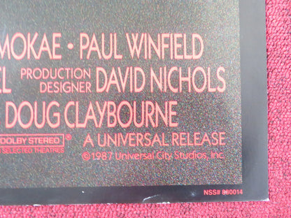 THE SERPENT AND THE RAINBOW FOLDED US ONE SHEET POSTER WES CRAVEN B. PULLMAN '88 Rendezvous Cinema Movie posters