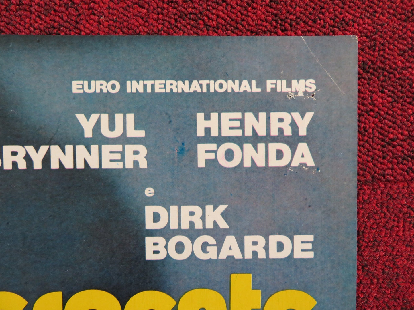 THE SERPENT - B ITALIAN FOTOBUSTA POSTER YUL BRYNNER HENRY FONDA 1973 Rendezvous Cinema Movie posters