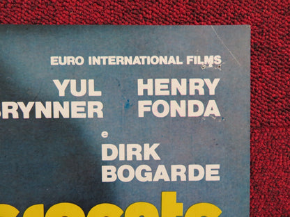 THE SERPENT - B ITALIAN FOTOBUSTA POSTER YUL BRYNNER HENRY FONDA 1973 Rendezvous Cinema Movie posters