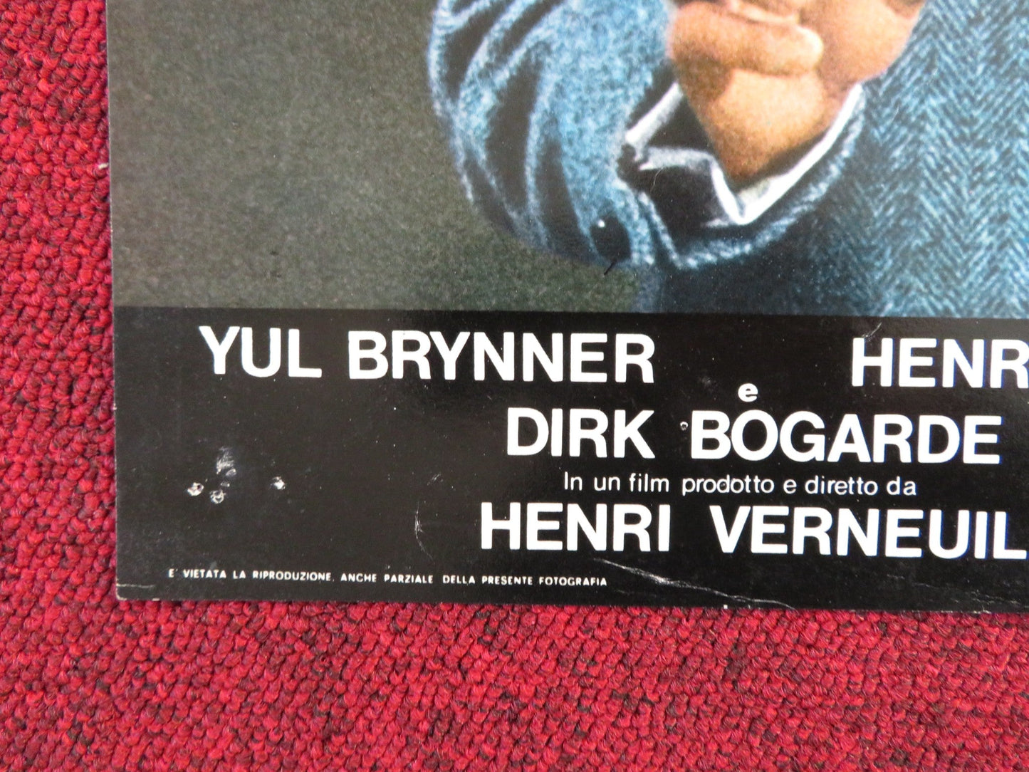 THE SERPENT - D ITALIAN FOTOBUSTA POSTER YUL BRYNNER HENRY FONDA 1973 Rendezvous Cinema Movie posters